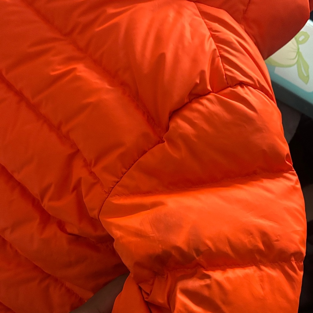 Burberry Kids Orange Puffer Jacket